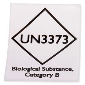 Etiket Diagnostic Specimens UN 3373