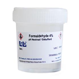 Potje Pathologie 120 ml (met 90 ml formaldehyde)